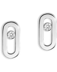 Messika - Diamond Move Uno Stud Earrings - Lyst