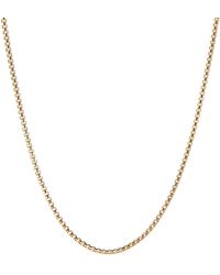 David Yurman 18k Yellow Gold Chain Necklace - Metallic