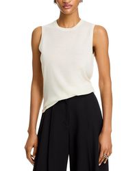 Theory - Wool Crewneck Sweater Shell - Lyst
