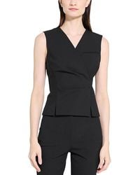 Theory - Sleeveless Wrap Vest - Lyst