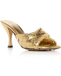 Bottega Veneta - Blink High Heel Mules - Lyst