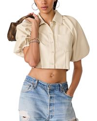 Steve Madden - Reece Cropped Blouse - Lyst