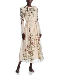 FARM Rio - Romantic Nature Long Sleeve Maxi Dress - Lyst