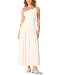 Nia - Karina Asymmetric Drop Waist Dress - Lyst