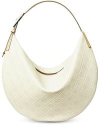 Tory Burch - T Monogram Embossed Leather Shoulder Bag - Lyst