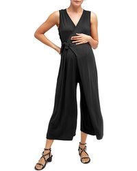 Nom Maternity - Francesca Surplice Maternity Jumpsuit - Lyst