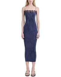 FFORME - Lumi Long Pleated Dress - Lyst
