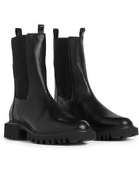 AllSaints - Hallie Stretch Ankle Boots - Lyst