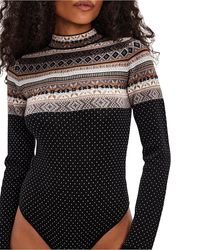 Free People - Winter Warmer Bodysuit - Lyst