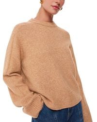 Whistles - Alana Wool Blend Crewneck Sweater - Lyst
