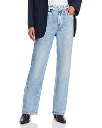 Rag & Bone - Miramar Shea High Rise Relaxed Cotton Terry Sweatpant Jeans - Lyst