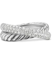 David Yurman - Crossover Two Row Ring - Lyst
