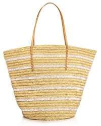 Aqua - Jella Large Striped Tote - Lyst