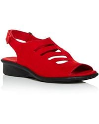 Arche Saorna Slingback Demi - Wedge Sandals - Red