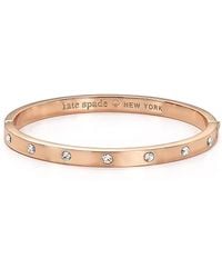 Kate Spade - Stone Hinge Bangle - Lyst