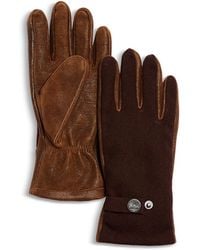 Faherty - Wool & Leather Gloves - Lyst