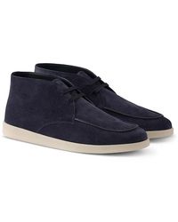 Prada - Suede Chukka Boots - Lyst