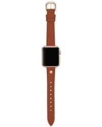 Kate Spade Leather Apple Watch Strap - Brown