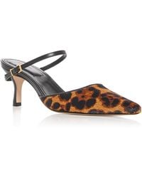 Jonathan Simkhai - Kieran Calf Hair Pointed Toe Pumps - Lyst