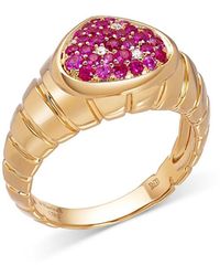 Marina B - 18K Timo Ruby & Diamond Pave Ring - Lyst