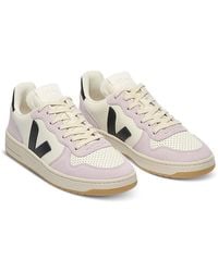 Veja - V-10 Prime Leather Sneakers - Lyst
