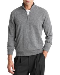 Vince - Quarter Zip Cashmere Sweater - Lyst