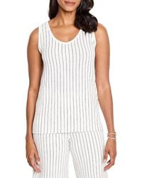NIC+ZOE - Destination Stripe Knit Tank Top - Lyst