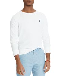 polo ralph lauren cotton spa terry sweatshirt