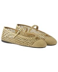 Prada - Crochet Ballerinas - Lyst