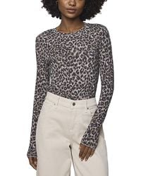 Splendid - Print Long Sleeve Tee - Lyst
