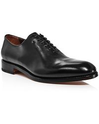 Ferragamo - Angiolo Lace-up Leather Dress Shoes - Lyst