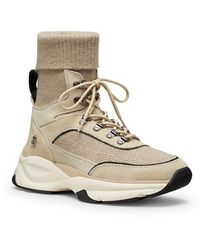 Stuart Weitzman - Sw Hiker Hi-Top Trainer Sneakers - Lyst