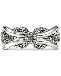 John Hardy - Sterling Love Knot Infinite Ring - Lyst
