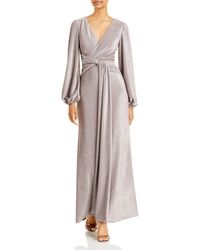 aqua twist front velvet dress