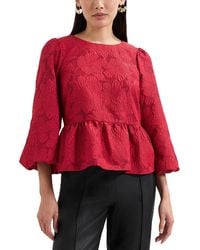 Phase Eight - Ellis Peplum Hem Top - Lyst