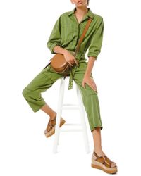 michael kors olive green jumpsuit