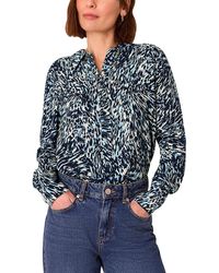 Whistles - Leopard Swirl Print Shirt - Lyst