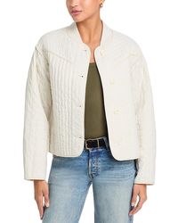 Rag & Bone Margot Quilted Jacket in Blue | Lyst