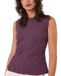 Whistles - Textured Tank Top - Lyst
