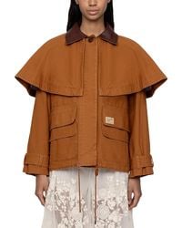Sea - Carolyn Workwear Cape Jacket - Lyst