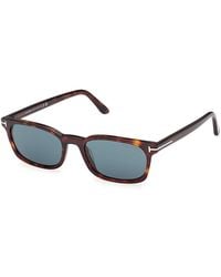 Tom Ford - Miles Square Sunglasses, 53Mm - Lyst
