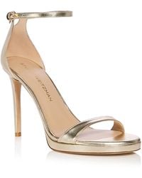 Stuart Weitzman - Nudist Platform Sandals - Lyst