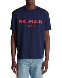 Balmain - Logo Graphic Tee - Lyst