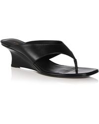 Stuart Weitzman - Vini Thong 50 Wedge Sandals - Lyst