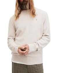 AllSaints - Statten Regular Fit Crewneck Sweater - Lyst