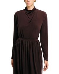 Vince - Draped Cowl Neck Top - Lyst