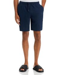 Solid - Linen Drawcord Shorts - Lyst