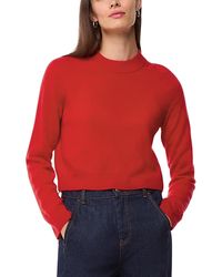 Whistles - Cropped Crewneck Cashmere Sweater - Lyst
