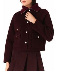Maje - Reversible Double Faced Jacket - Lyst
