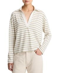 Vince - Easy Polo Top - Lyst